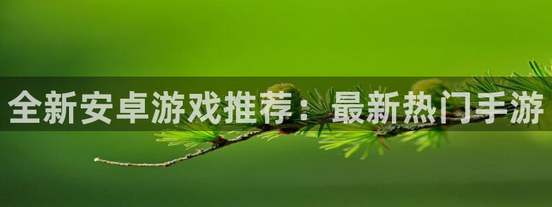 极悦娱乐娱乐：全新安卓游戏推荐：最新热门手游