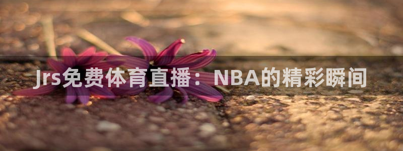 玩球直播jrs直播：Jrs免费体育直播：NBA的精彩瞬间