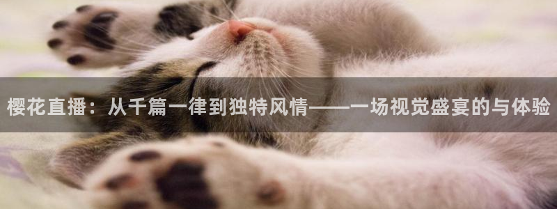 直播玩球：樱花直播：从千篇一律到独特风情——一场视觉盛宴的与体验