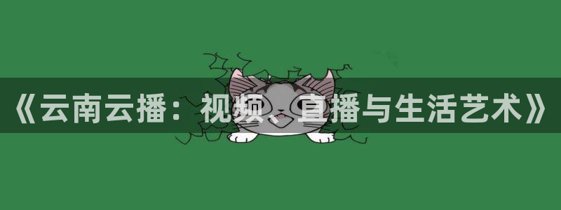玩球直播app苹果下载：《云南云播：视频、直播与生活艺术》